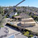 Prefab Home Installation in San Diego Captured by Drone